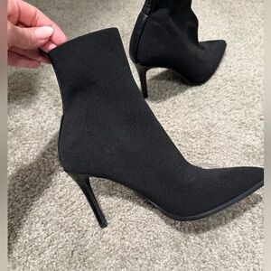 Steve Madden Sleek Black Heeled Boots